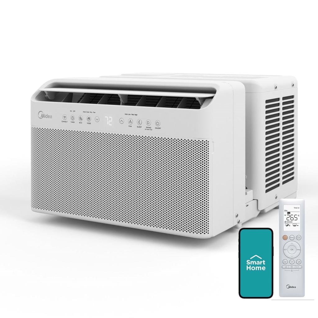 Midea U-Shaped Smart Inverter Window AC 10000 BTU